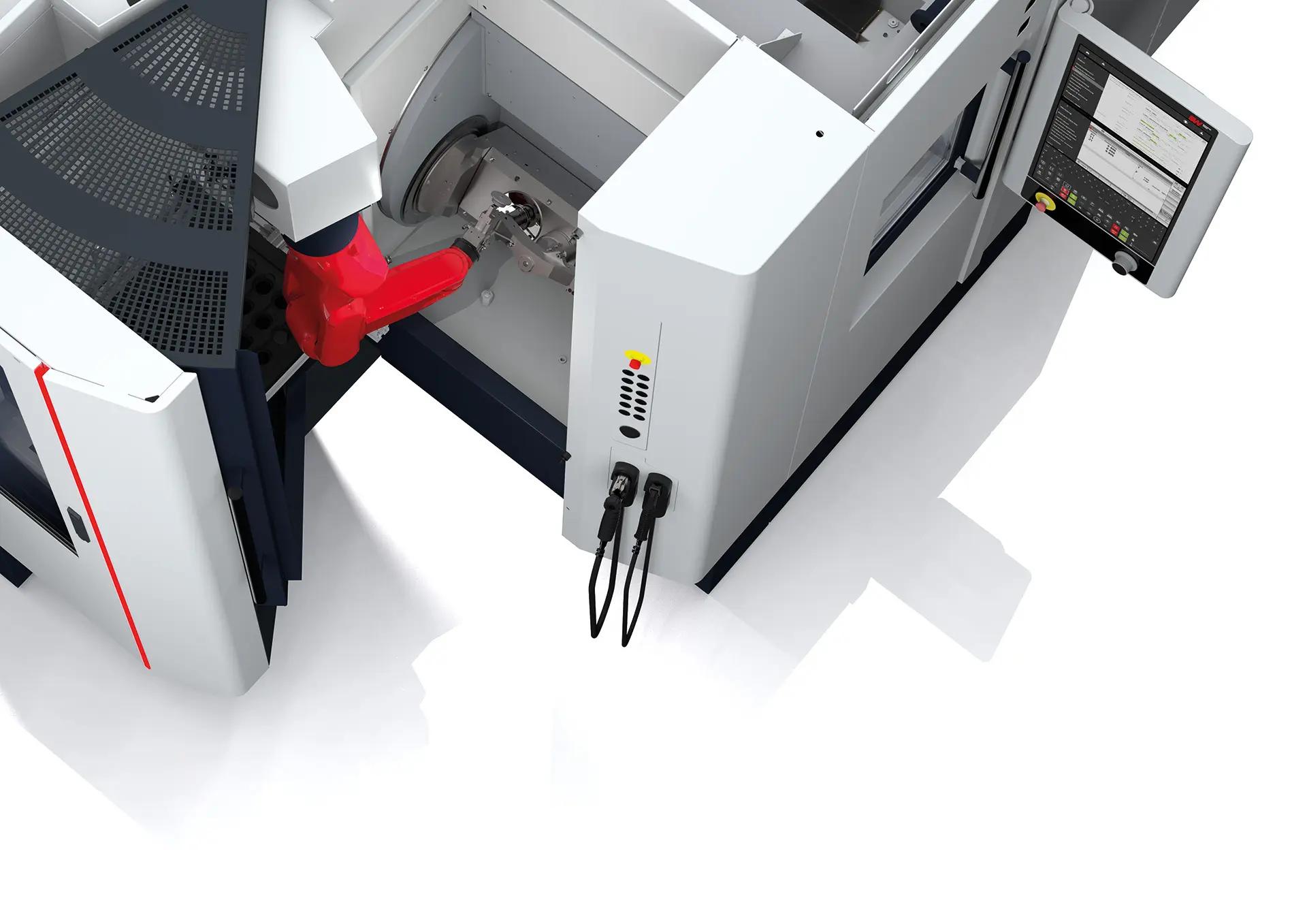 SW machining center with integrated loading module